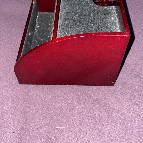 Tissue Box Cover Wooden Tray Kleenex Napkin Holder Organizer Stand MultiFunction - Picture 4 of 6